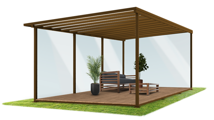 Náhledová fotografie konfigurátoru pergol